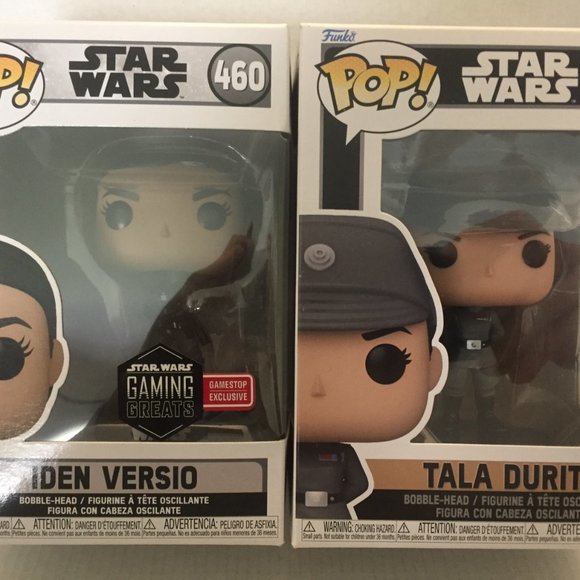NEW Star Wars Iden Versio #460 & Tala Durith #541 Funko Pop Figures - Picture 2 of 15